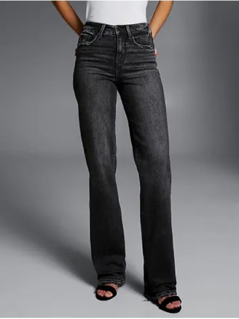 BUCKLE BLACK Jeans Fit No. 35 Classic Straight Washed Black Size 27